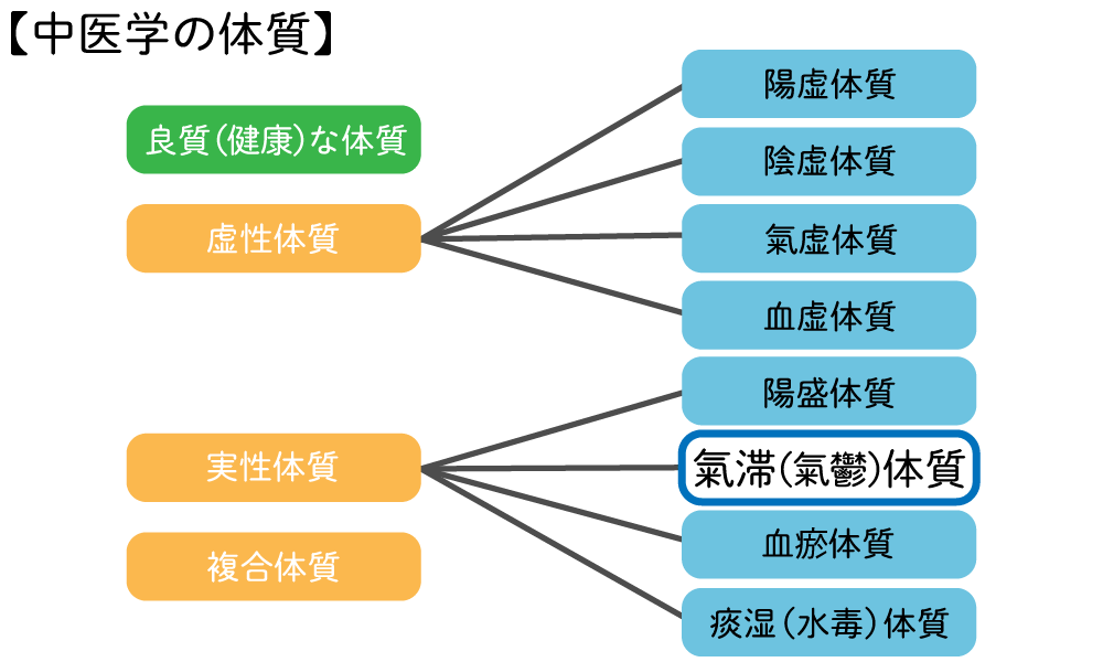 中医学体質の気滞体質