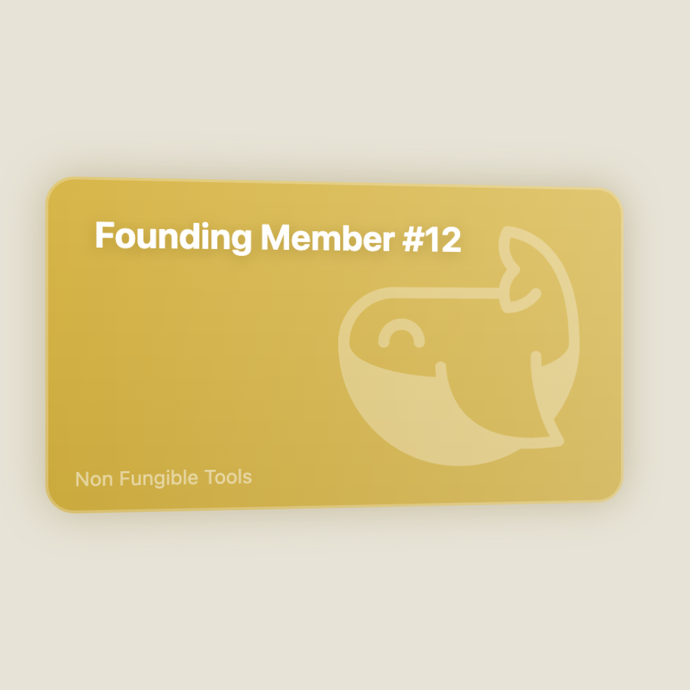 Founding Member #12