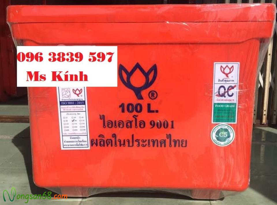 Thùng giữ lạnh 100 lít nhập khẩu Thái Lan, thùng đá ướp bia, thực phẩm - 096 3839 597 Ms Kính-1
