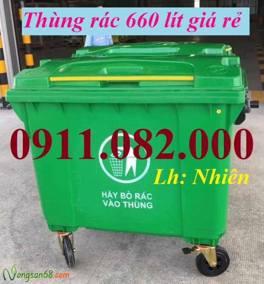 Nơi bán thùng rác 120l 240l màu xanh giá rẻ tại cần thơ- thùng rác gia đình, công cộng- lh 09110820-2