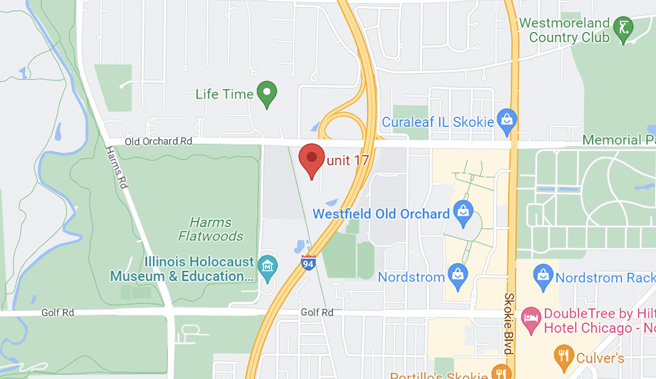 Location of North Shore Fertility shown on Google Map