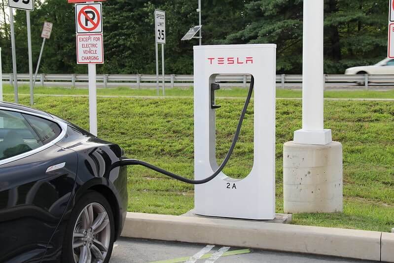 Charging Tesla