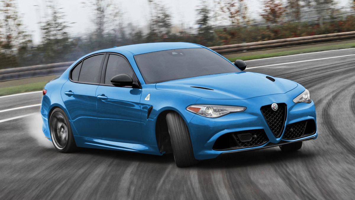 Alfa Romeo Giulia Quadrifoglio 2025 siêu sedan điện 1,000 hp
