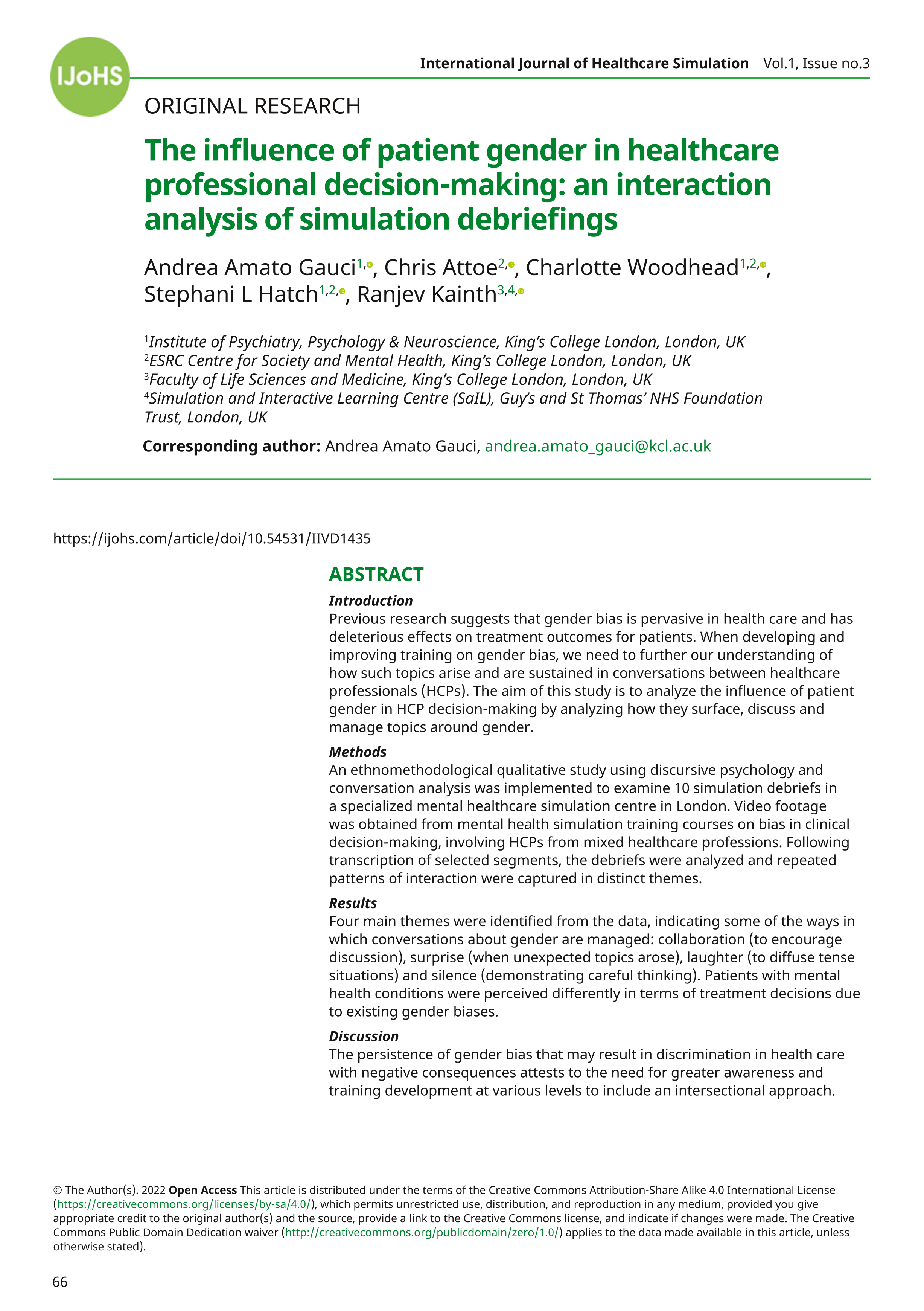 Simulations with actors prepare nurses for the demands of their profession