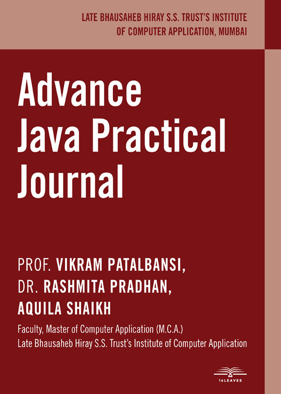 Advance Java Practical Journal
