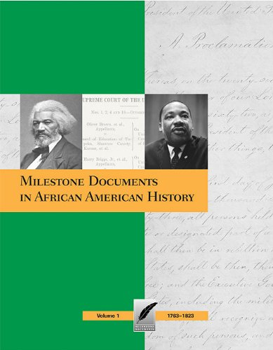 Milestone Documents in African American History