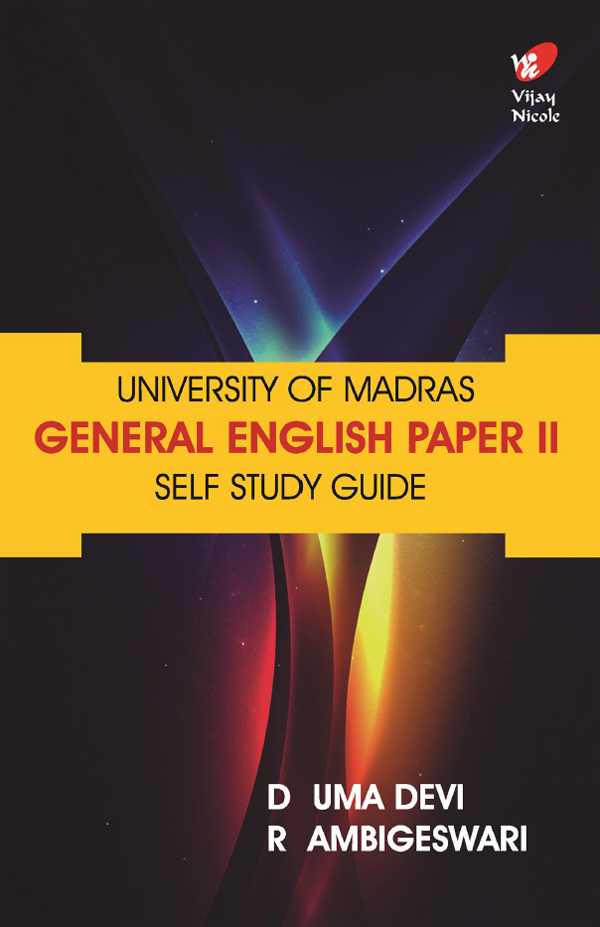 University of Madras General English paper II Self Study Guide