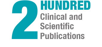 <p>2 Hundred Clinical and Scientific Publications</p>