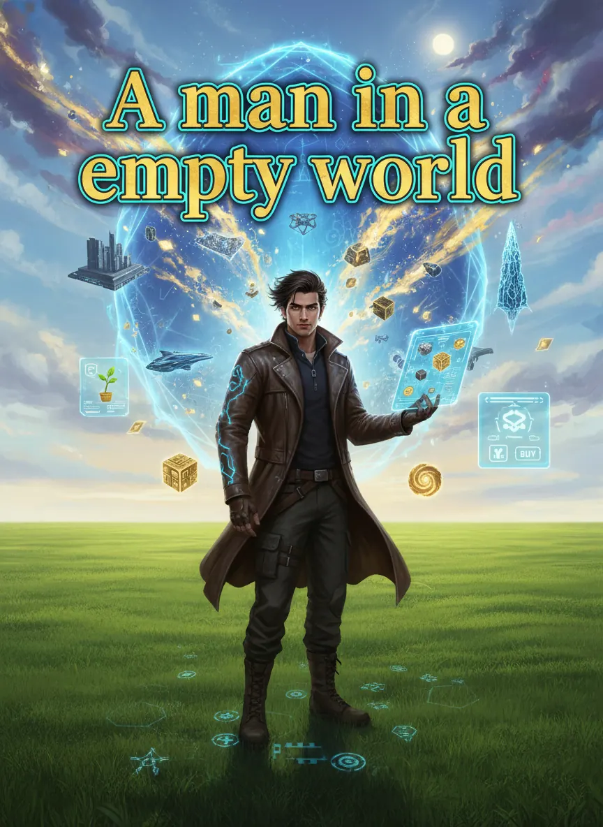 A man in a empty world