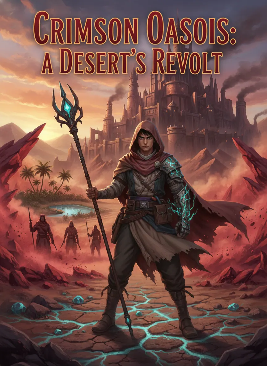 Crimson Oasis: A Desert's Revolt