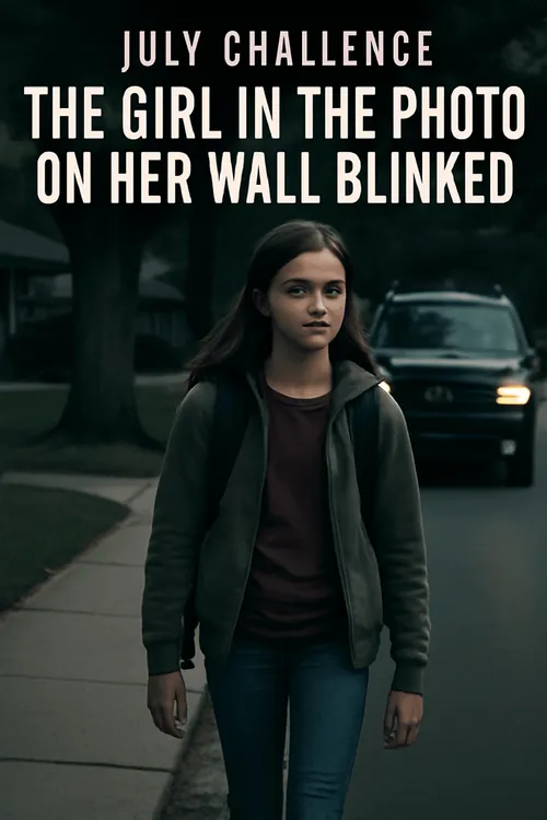 July Challenge - The Girl in the Photo on Her Wall Blinked  by Piercedmom111