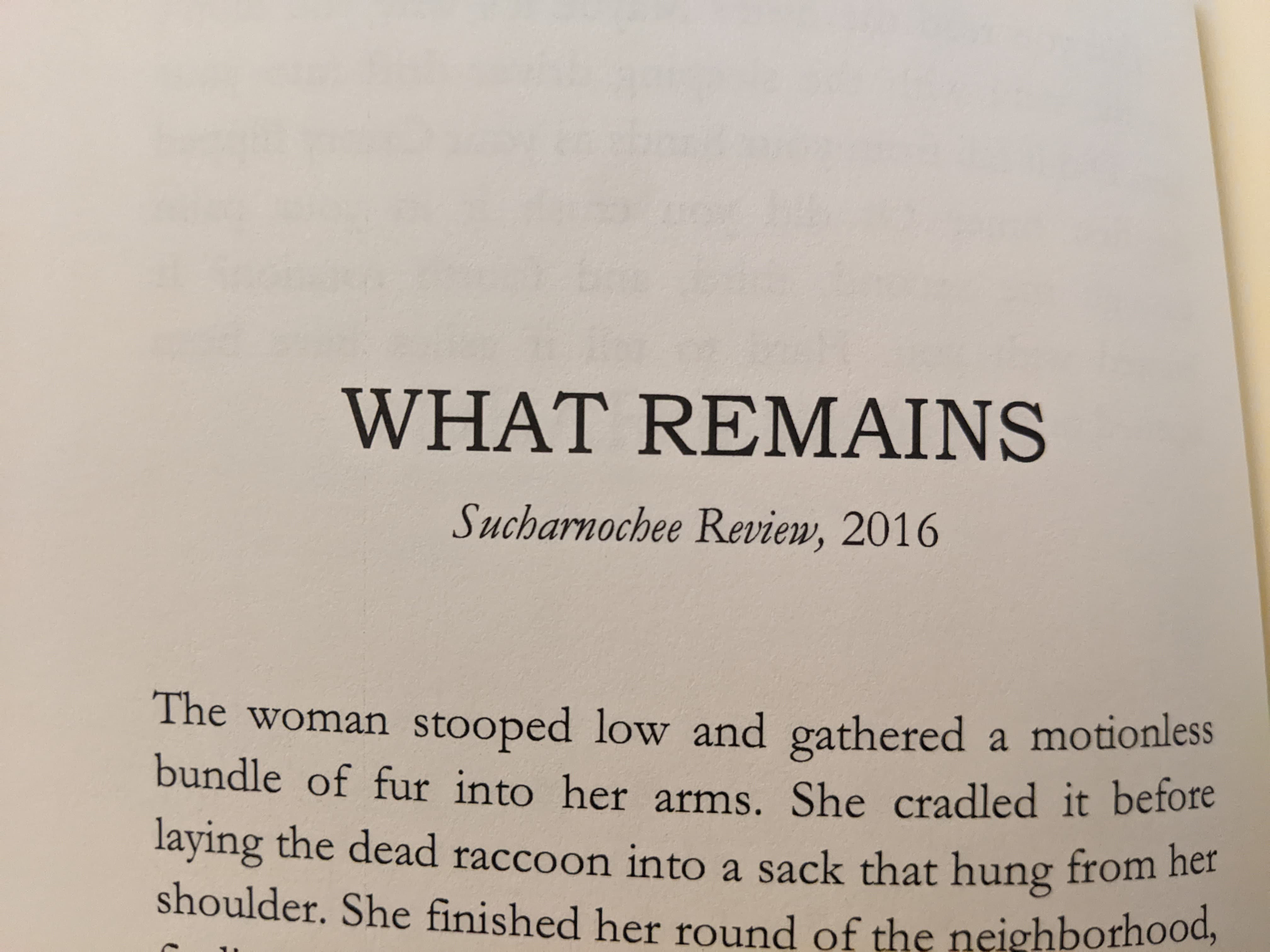 what remains by hannah lee kidder sucharnochee review 2016