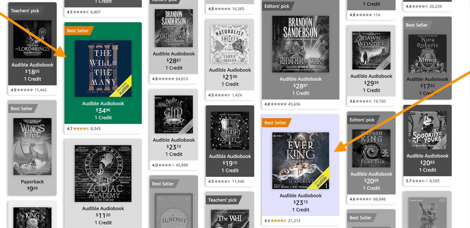 best seller amazon banner