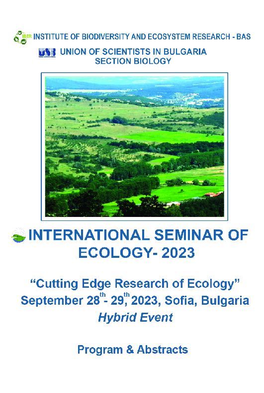 Корица на „The International Seminar of Ecology – 2023“