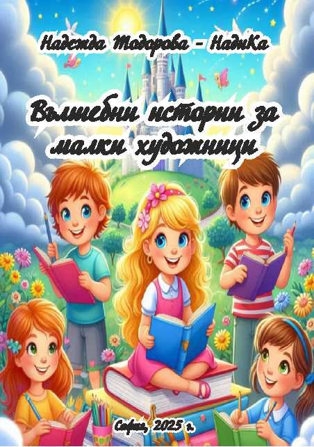 Корица на „Вълшебни истории за малки художници“