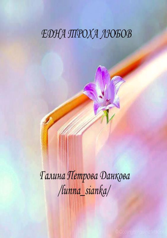 Корица на „Една троха любов“