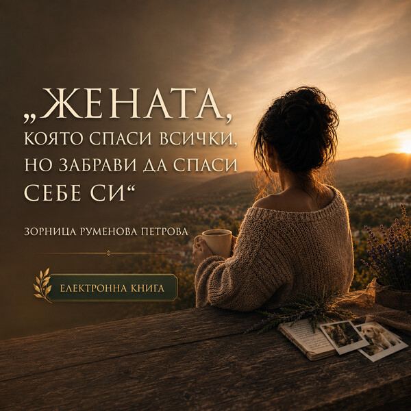 Корица на „Жената, която спаси всички, но забрави да спаси себе си“