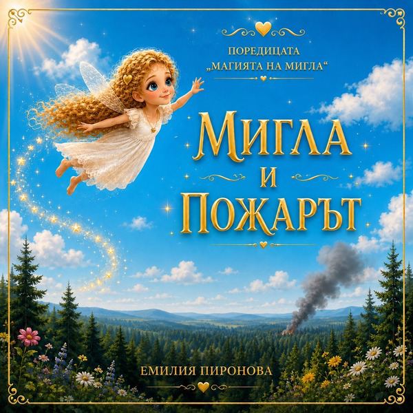 Корица на „Мигла и пожарът“