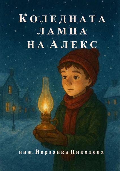 Корица на „Коледната лампа на Алекс“