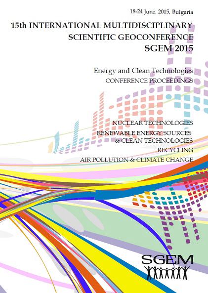 Корица на „15th International Multidisciplinary Scientific GeoConference SGEM 2015“