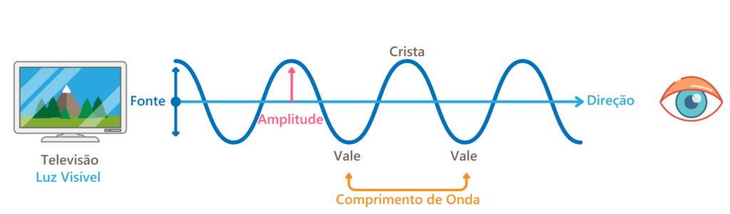 Diagrama de uma onda transversal.