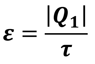 Fórmula para calcular a eficiência de um refrigerador.