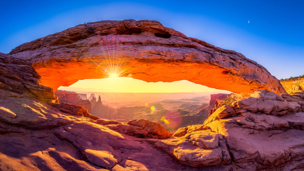 Mesa Arch, no Parque Nacional de Canyonlands, Utah