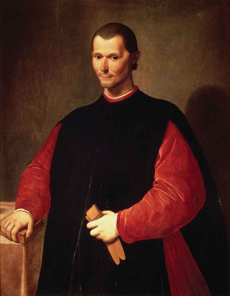 Retrato de Nicolau Maquiavel por Santi di Tito. O filósofo político aparece no exame do Enem