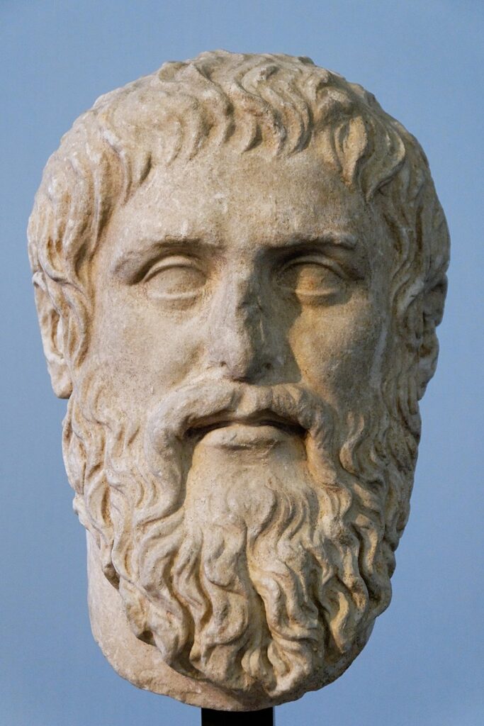 Busto de Platão, um dos filósofos que mais caem em Filosofia no Enem