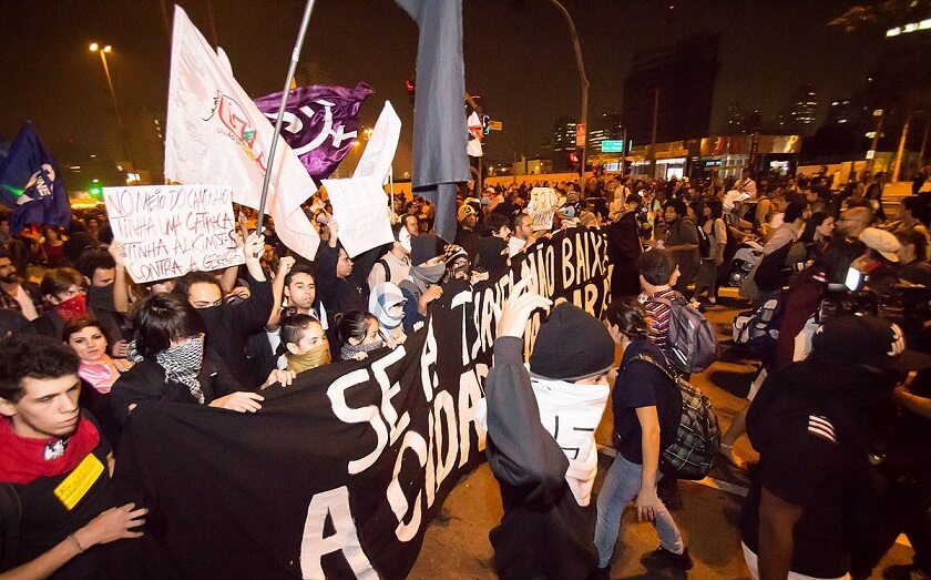 protestos das jornadas de junho 2013