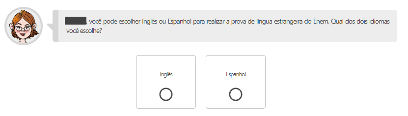 captura de tela do passo a passo para se inscrever no Enem