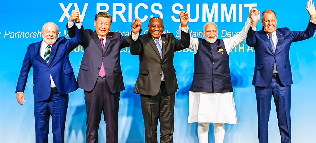 líderes do Brics reunidos