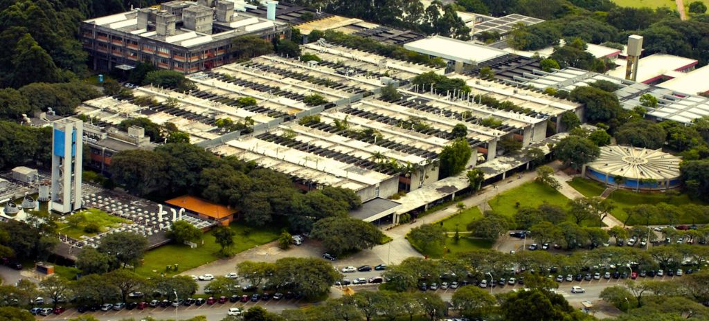 Vista da Cidade Universitária, localizada no bairro do Butantã, em São Paulo (SP)