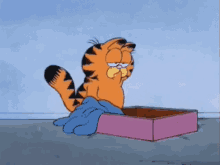 Garfield cansado