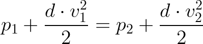 Modelo de equação de Bernoulli