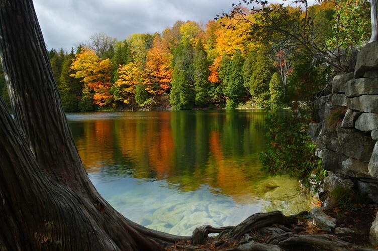 Lago Crawford, no Canadá - Antropoceno