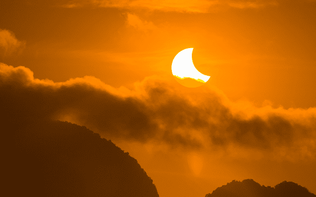 Eclipse parcial do Sol