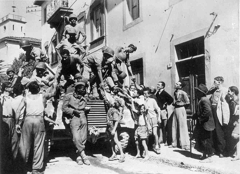 Chegada dos pracinha brasileiros na Itália, em 1944 - Segunda Guerra Mundial