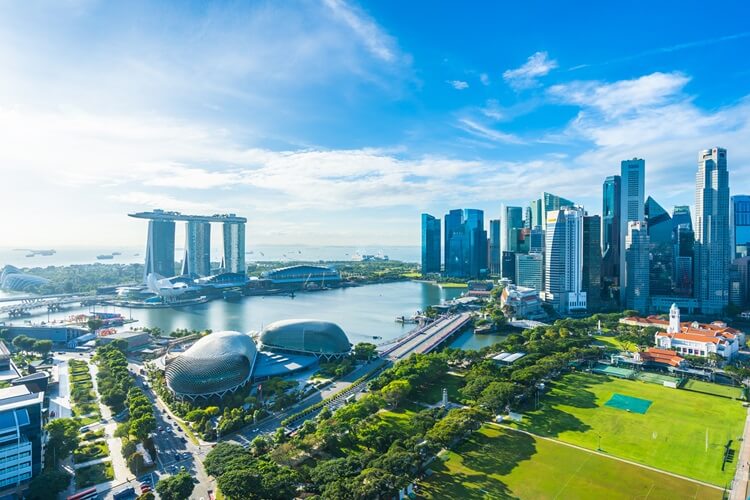 Vista aérea de Singapura (Imagem: Adobe Stock)