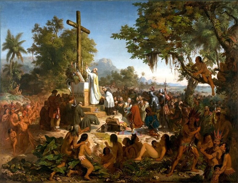 A Primeira Missa no Brasil, de Vítor Meireles, 1860