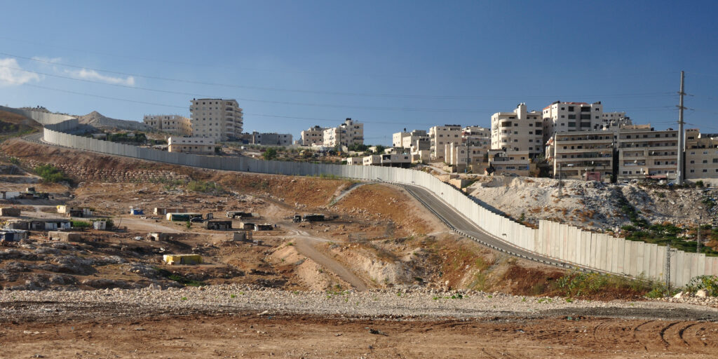 Fronteira entre Israel e Palestina em Jerusalém