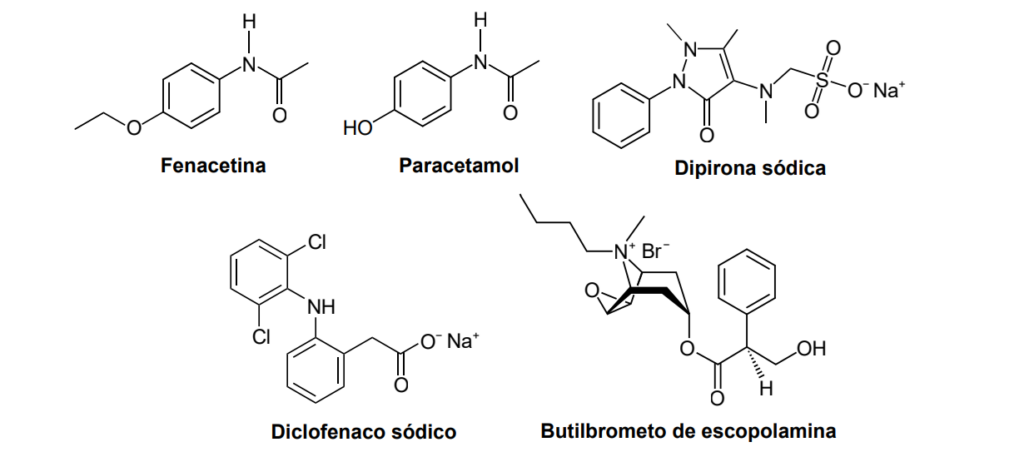 outros medicamentos para dor química orgânica