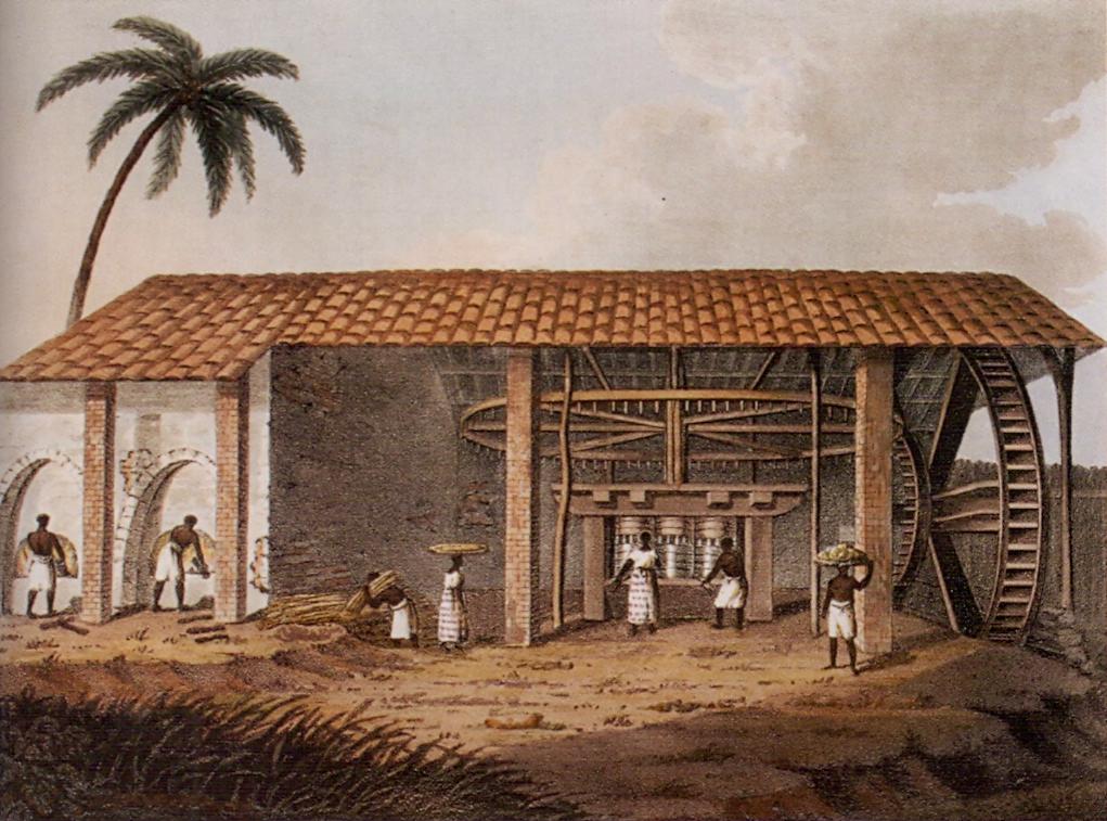 Representação de um engenho de cana-de-açúcar, 1816