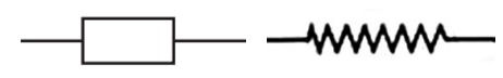 Símbolos de resistor