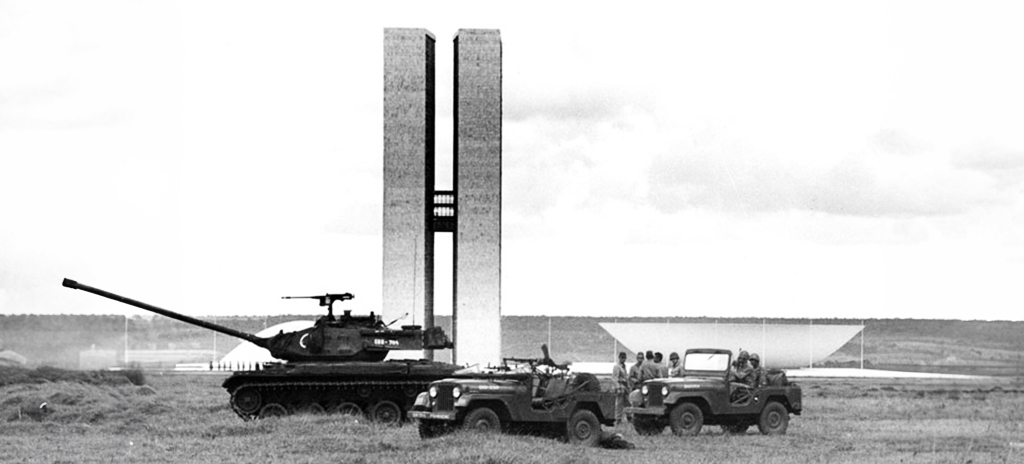 tanques de guerra em Brasília