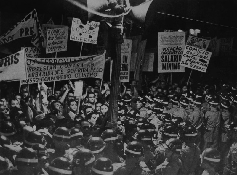 Comício a favor de João Goulart em 1963, no Rio de Janeiro (Imagem: Fundo Correio da Manhã/Wikimedia Commons)