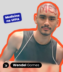 Wendel Gomes foi aprovado em Medicina na Universidade Federal do Pará (UFPA)