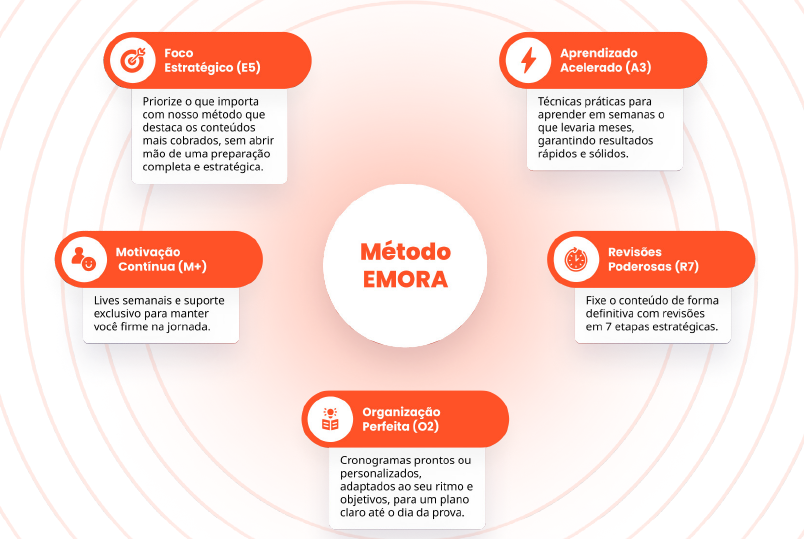Infográfico método EMORA - neurociência e educação