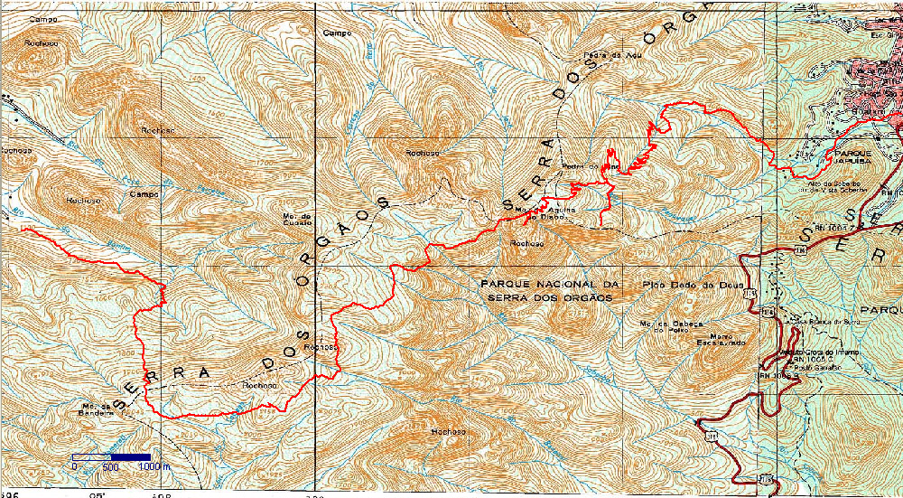 Mapa topográfico