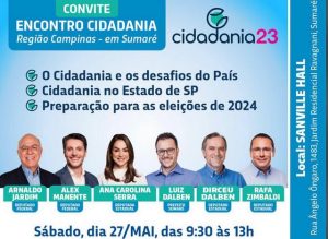 Dalbens organizam encontro do Cidadania sábado (27)